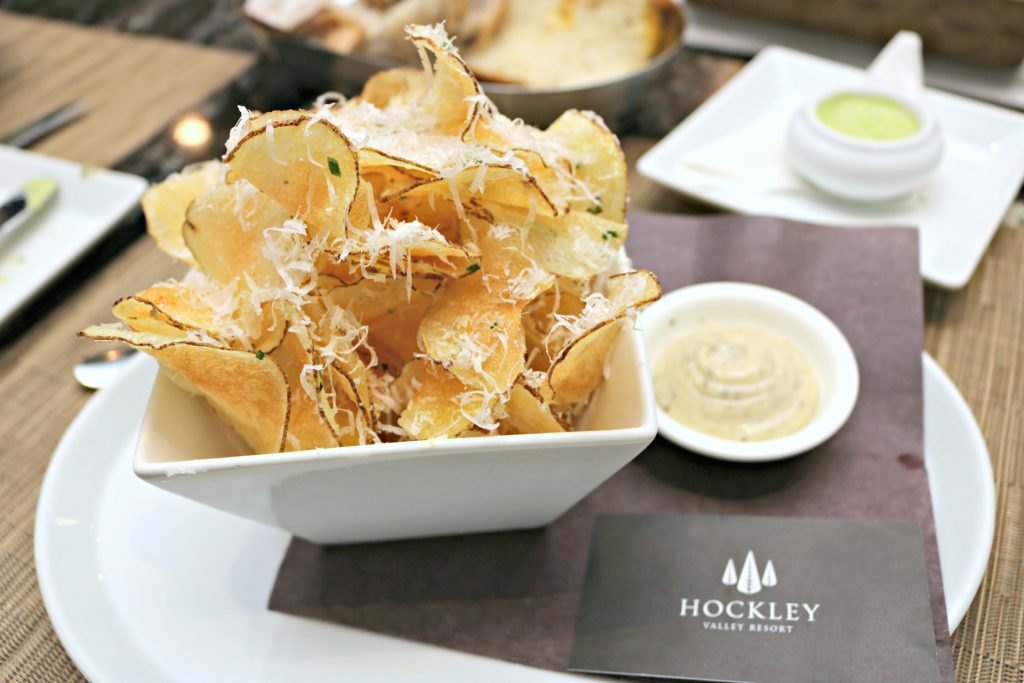 Parmigiano truffle fries with truffle dip.