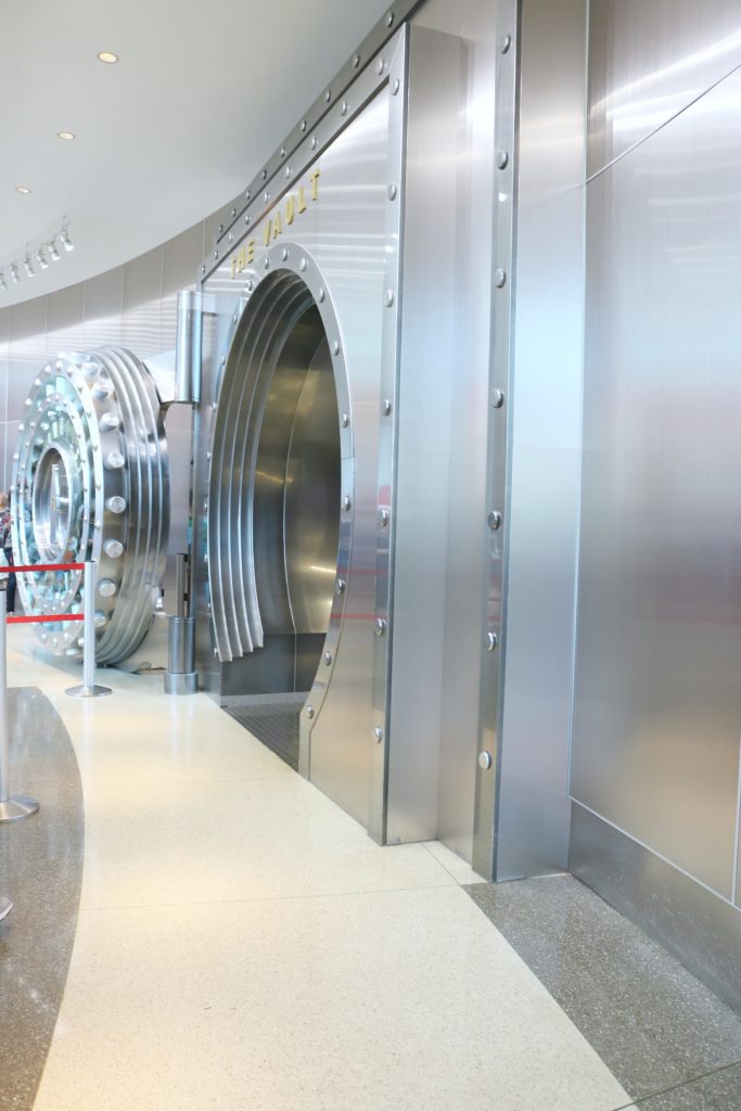 The Coca-Cola vault at the World of Coca-Cola.