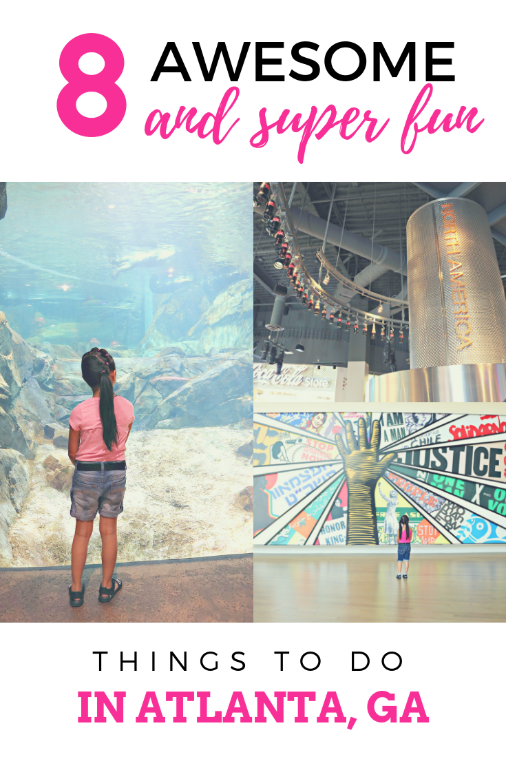 Top Fun Things to Do in Atlanta! There are so many fun things to do in Atlanta. The best thing about them is that they are family friendly & loved by kids! #travelguide #familytravel #atlantaga