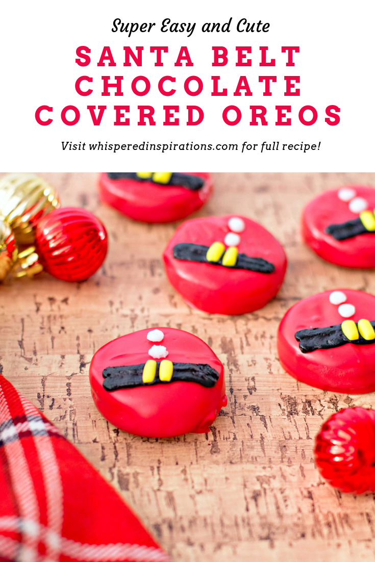 With the holidays near, it's time for holiday baking. To honour the big guy himself, we came up with these super cute Santa Belt Chocolate Covered Oreos. #HolidayDesserts #ChristmasDesserts #RecipeOfTheDay