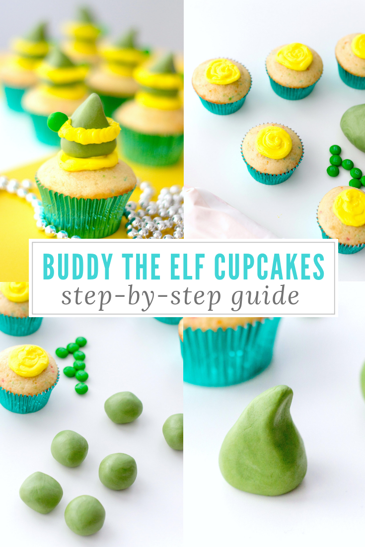 Christmas is my absolute favourite holiday. It's a wrap-up of a long year and a chance to wind down with your loved ones. Like everyone, we have our traditions. One of ours is to watch Elf and bake together. Inspired, I decided, why not bring our favourite Christmas movie to life with funfetti Buddy the Elf cupcakes? Get the step-by-step guide here! #Elf #ElfTheMovie #ChristmasCupcakes #BuddyTheElf 