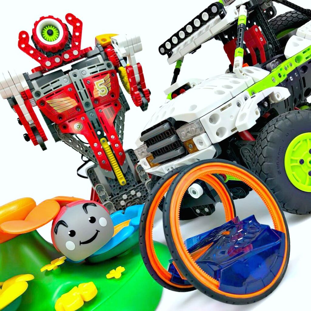 Different type of toys that use robotics or stem. 