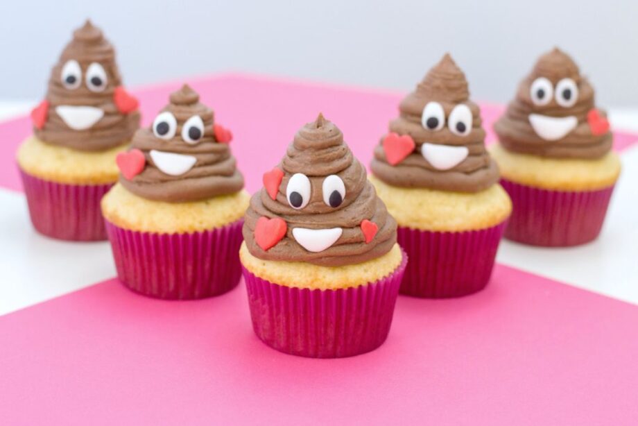 Super Easy and Delicious Poop Emoji Cupcakes Whispered Inspirations