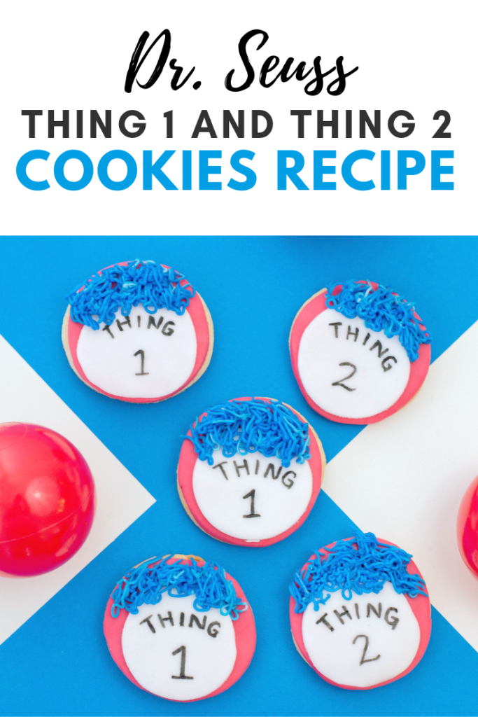 I've always been a big believer of YOLO. That is why I love Thing 1 & Thing 2. They like to have fun. If you do too, make Thing 1 and Thing 2 Cookie recipe! #cookierecipe #DrSeuss #DrSeussDay