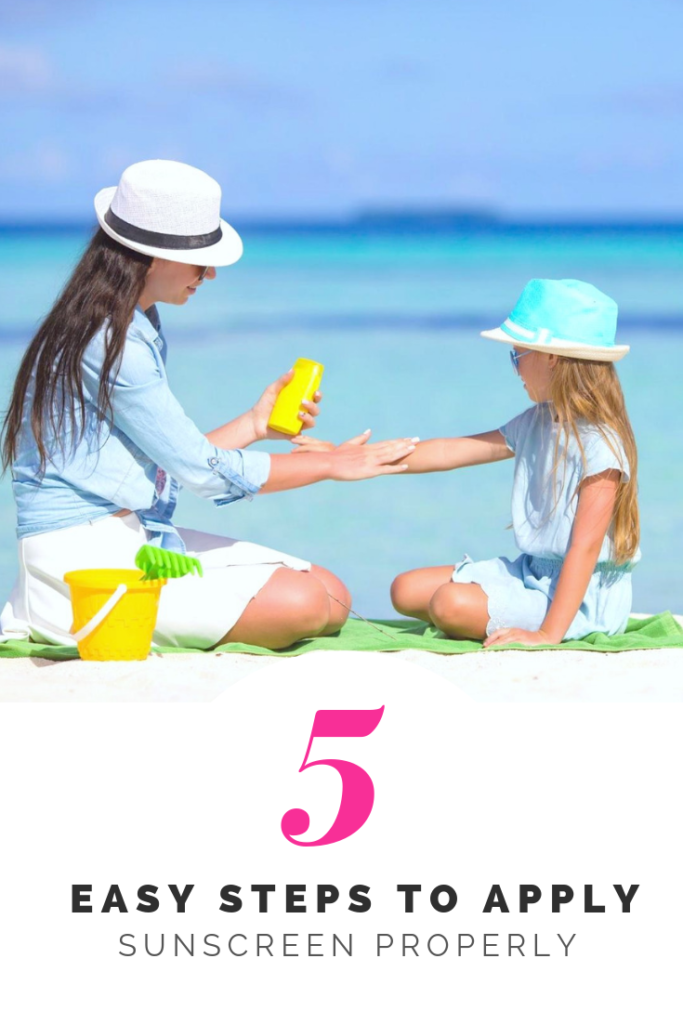 How To Apply Sunscreen Properly in 5 Easy Steps - Whispered Inspirations