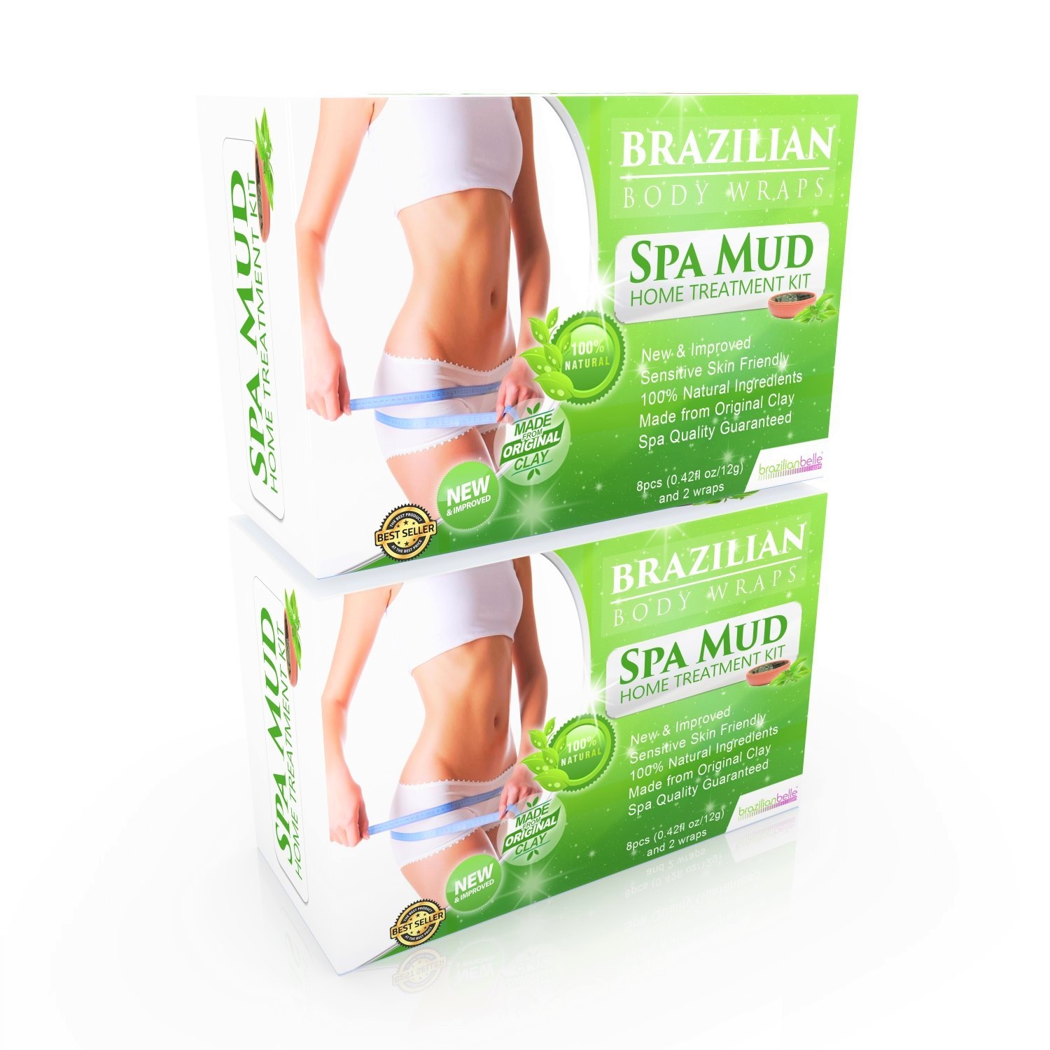 Brazilian Body Wraps - spa mud home treatment kit. 