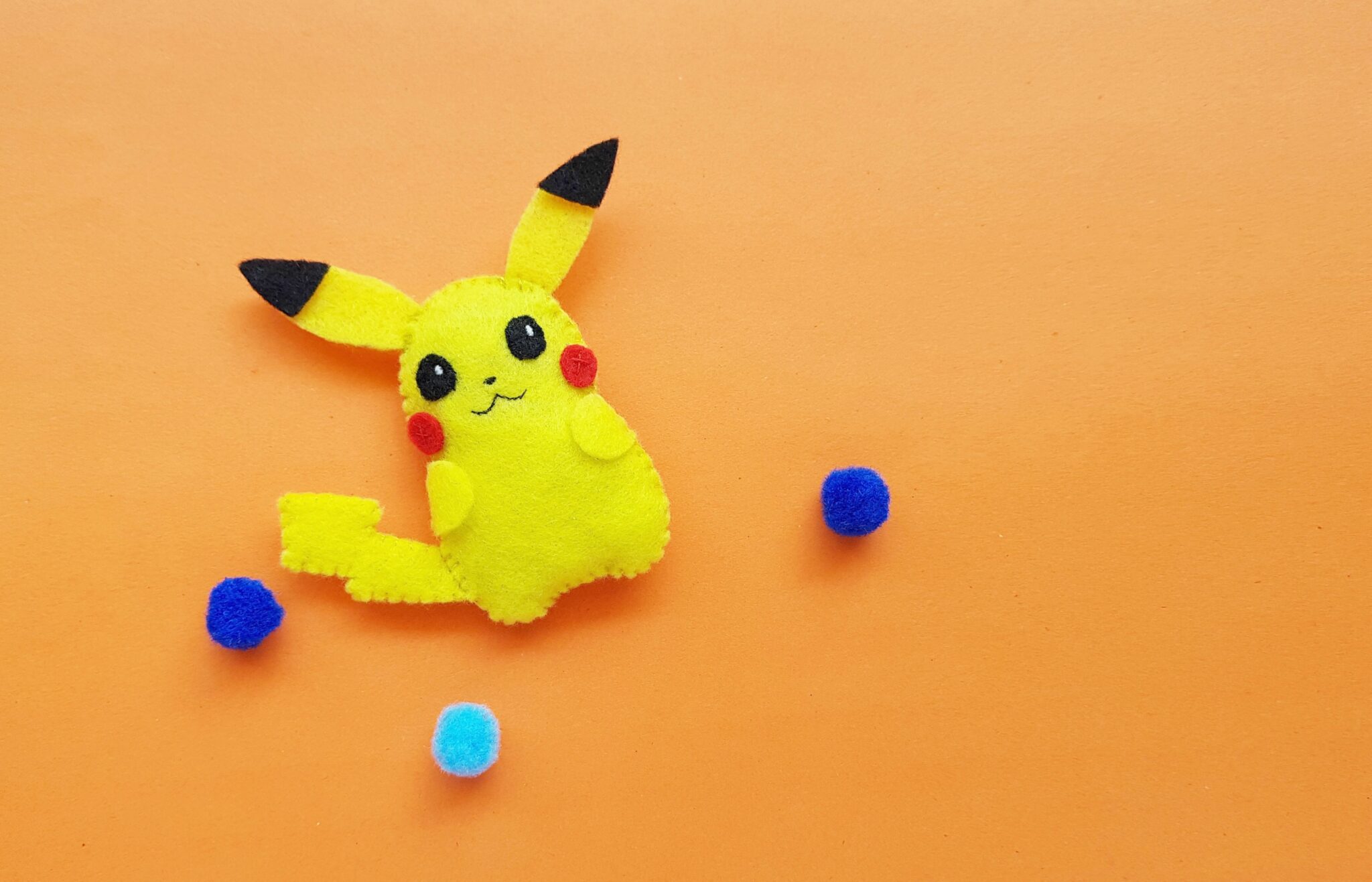 Pokémon Felt Pikachu Craft For Kids Whispered Inspirations
