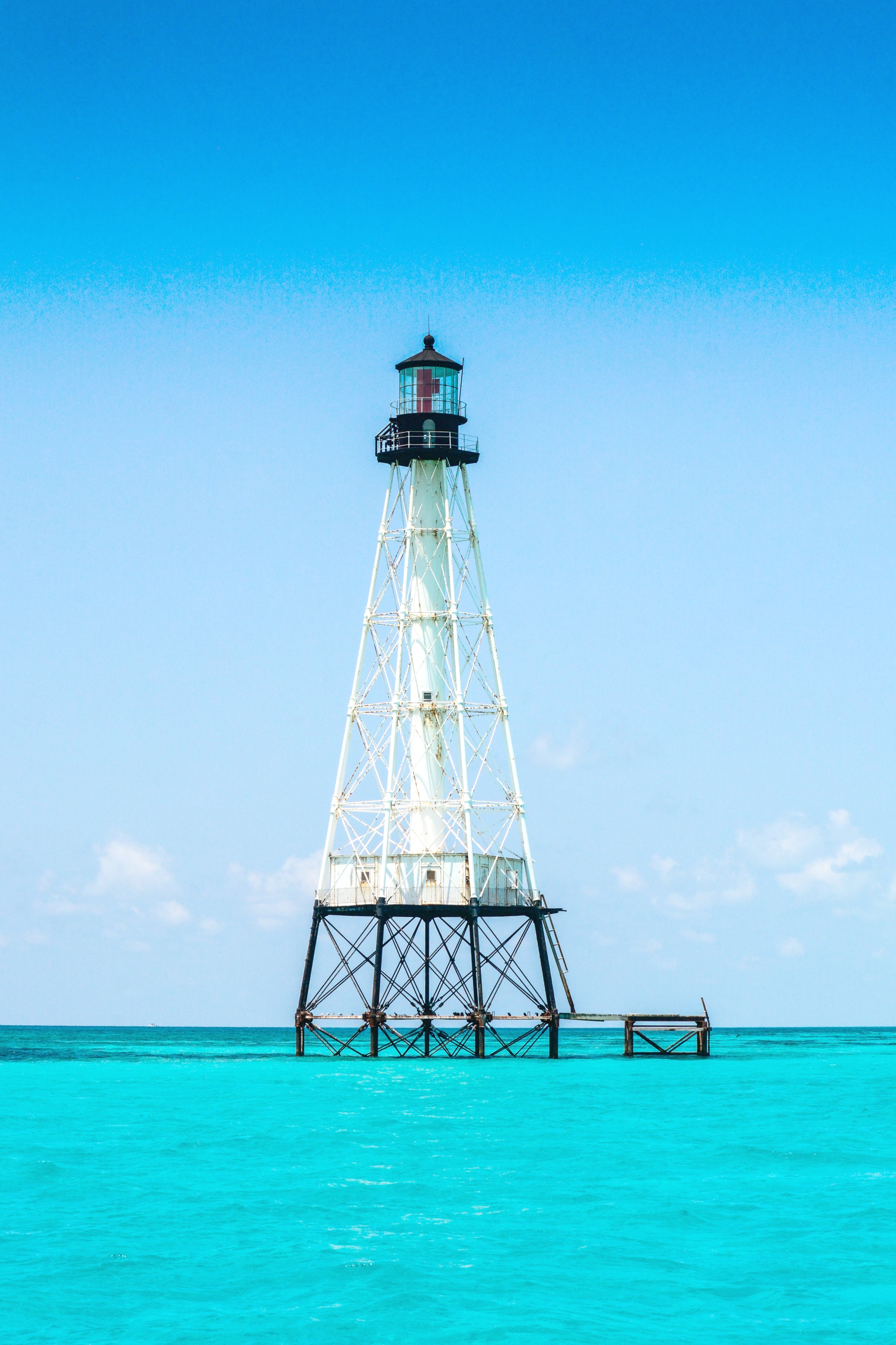 A lighthouse in Islamorada, Florida.