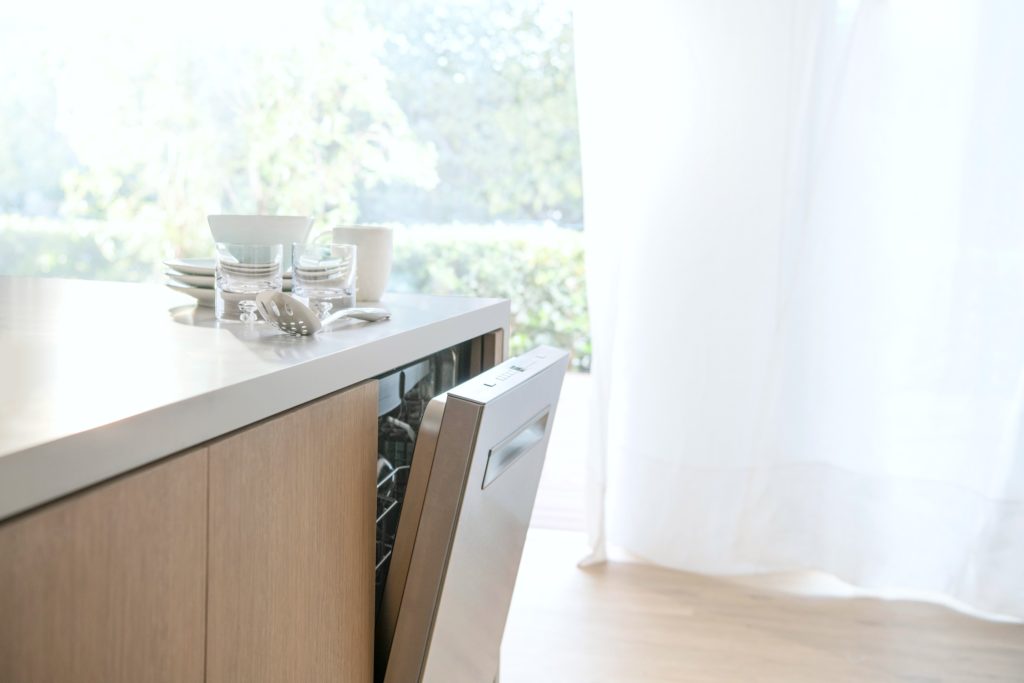 A beautiful neutral kitchen, showcasing a new Auto Air Bosch 500 Series.