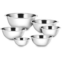Klee 6-Piece Premium Stainless Steel Mixing Bowls