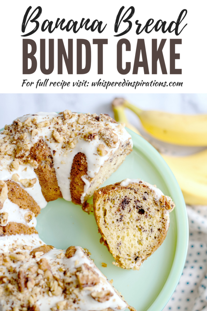 Banana Bundt Cake with Cream Cheese Glaze - Whispered Inspirations