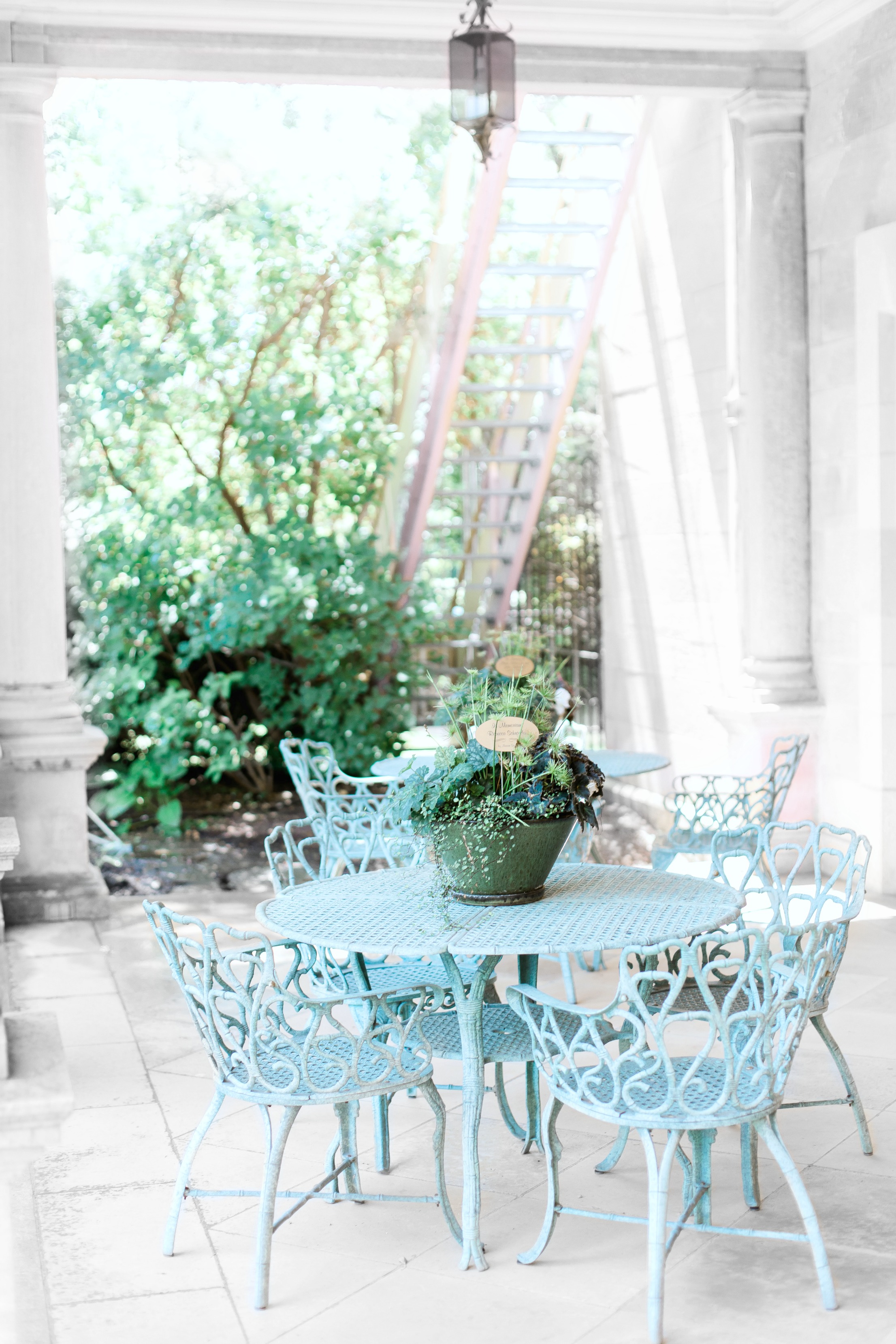A beautiful but shabby porch.