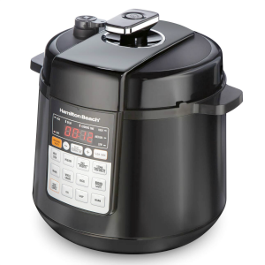 A Hamilton Beach Pressure Cooker.