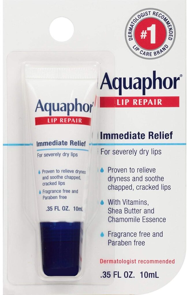 Aquaphor Lip Repair ointment.