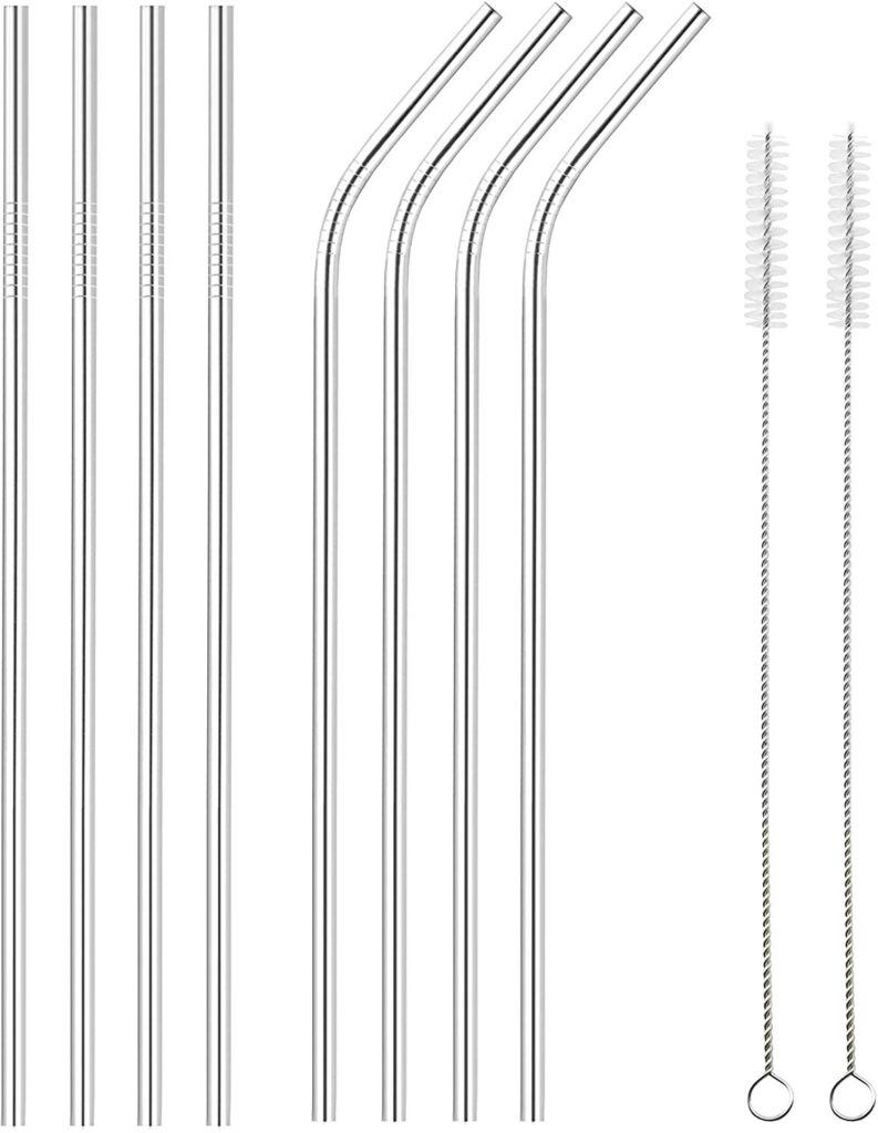 SipWell metal straws, a set of 8.