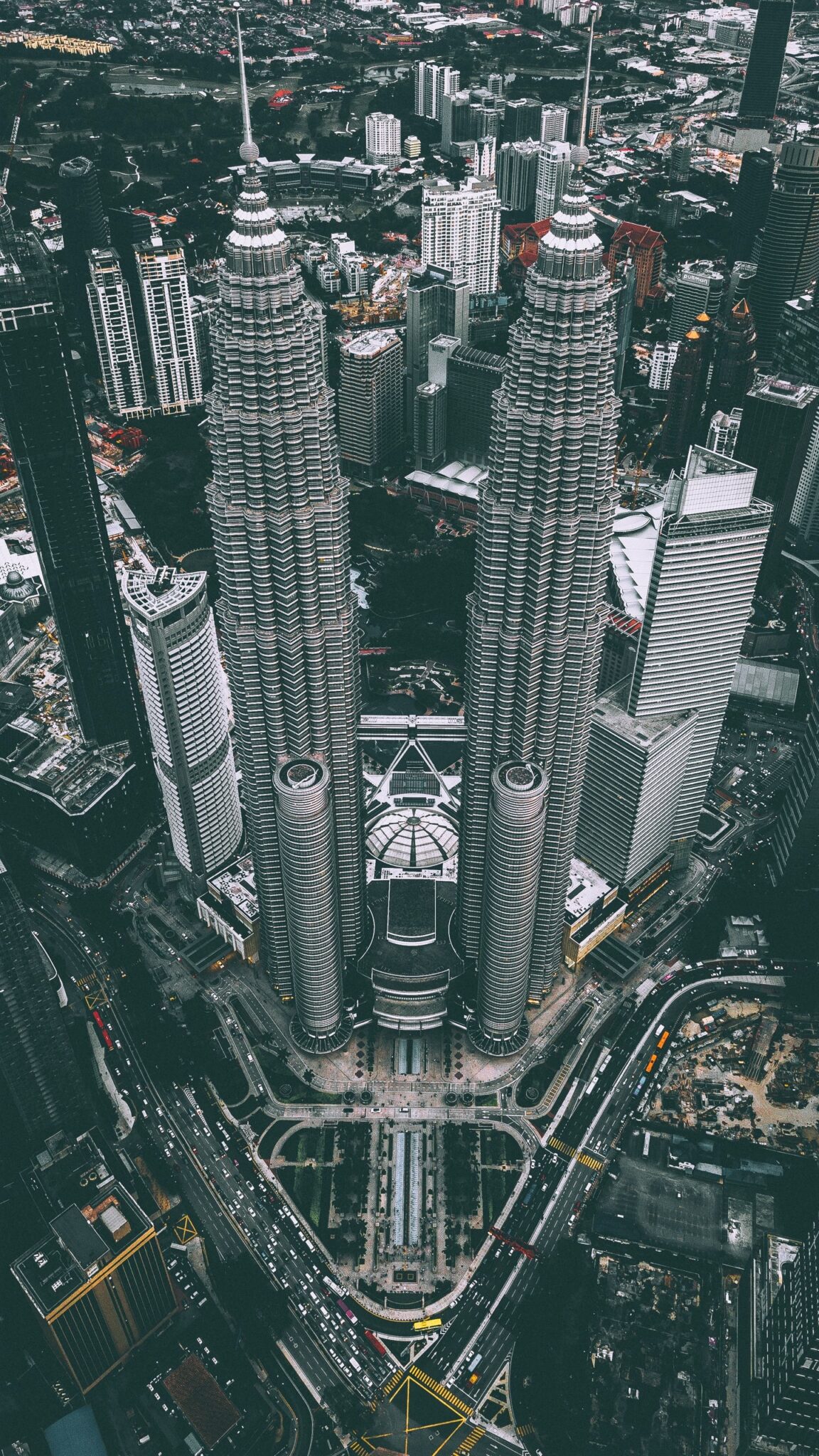 Buildings in Malaysia and urban area.