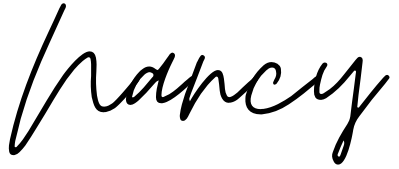 The name Nancy is shown as a signature.