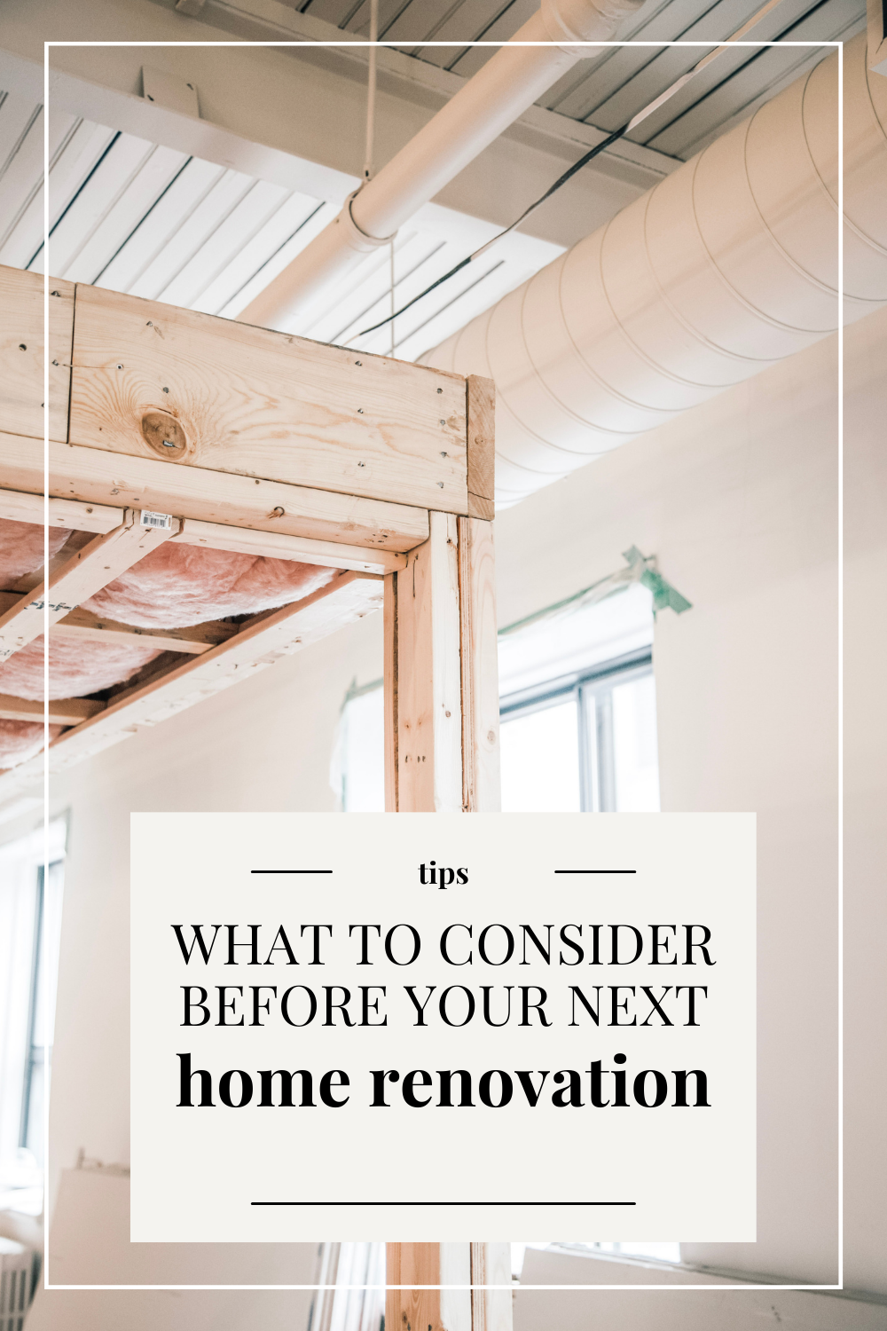 An apartment/home being renovated. This article covers helpful considerations before embarking on your next home renovation project.