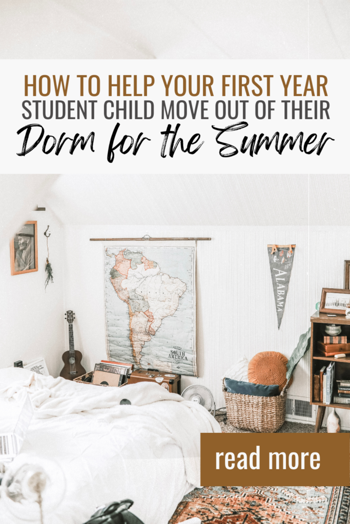 How to Help Your First Year College Student Child Move Out of Their