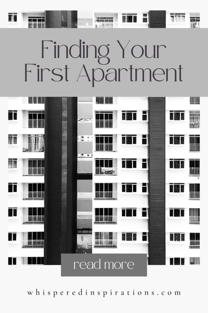 Finding Your First Apartment Whispered Inspirations