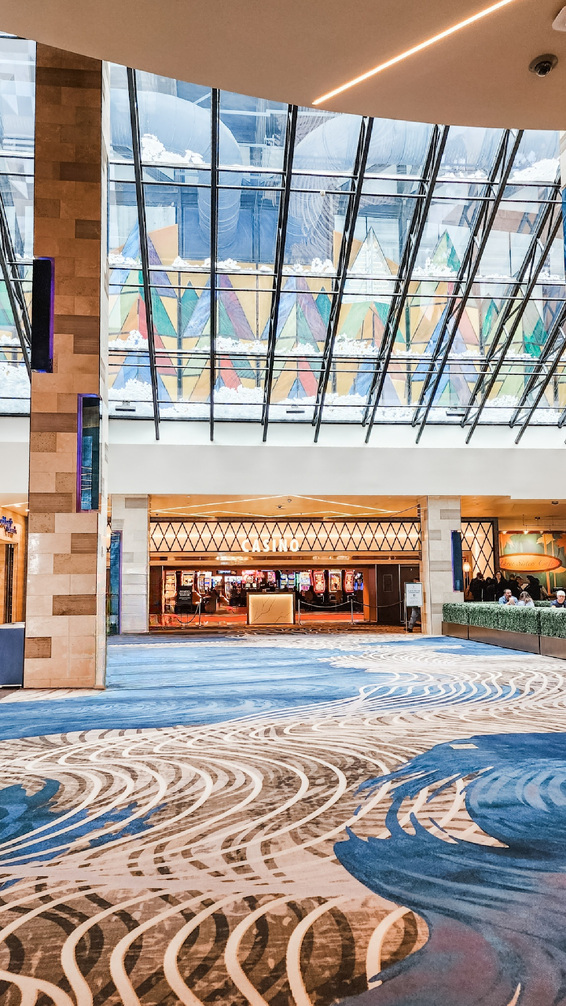 The entrance of the Casino gaming floor at Seneca Niagara Resort & Casino.