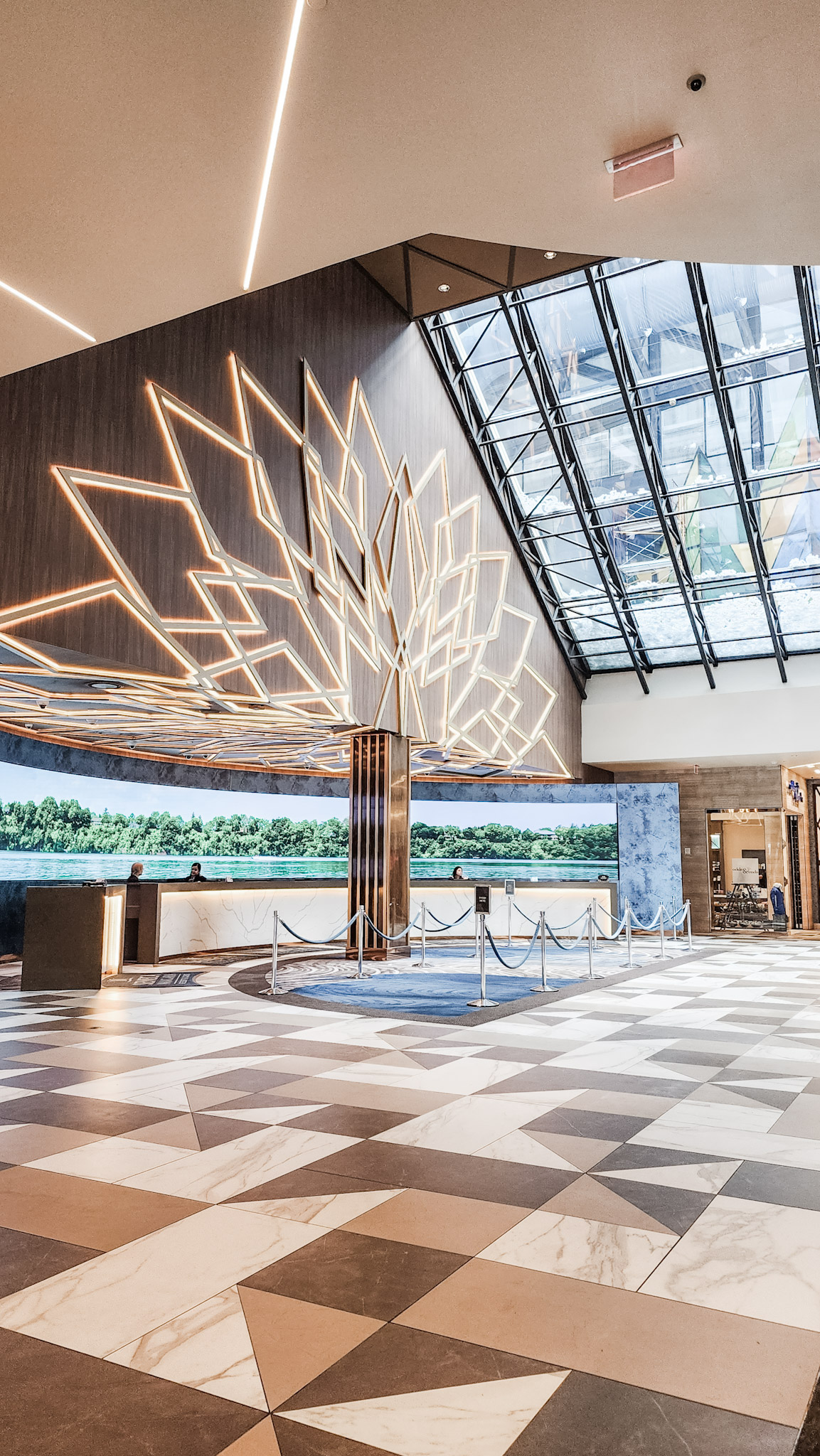 The front lobby of Seneca Niagara Casino & Resort. 