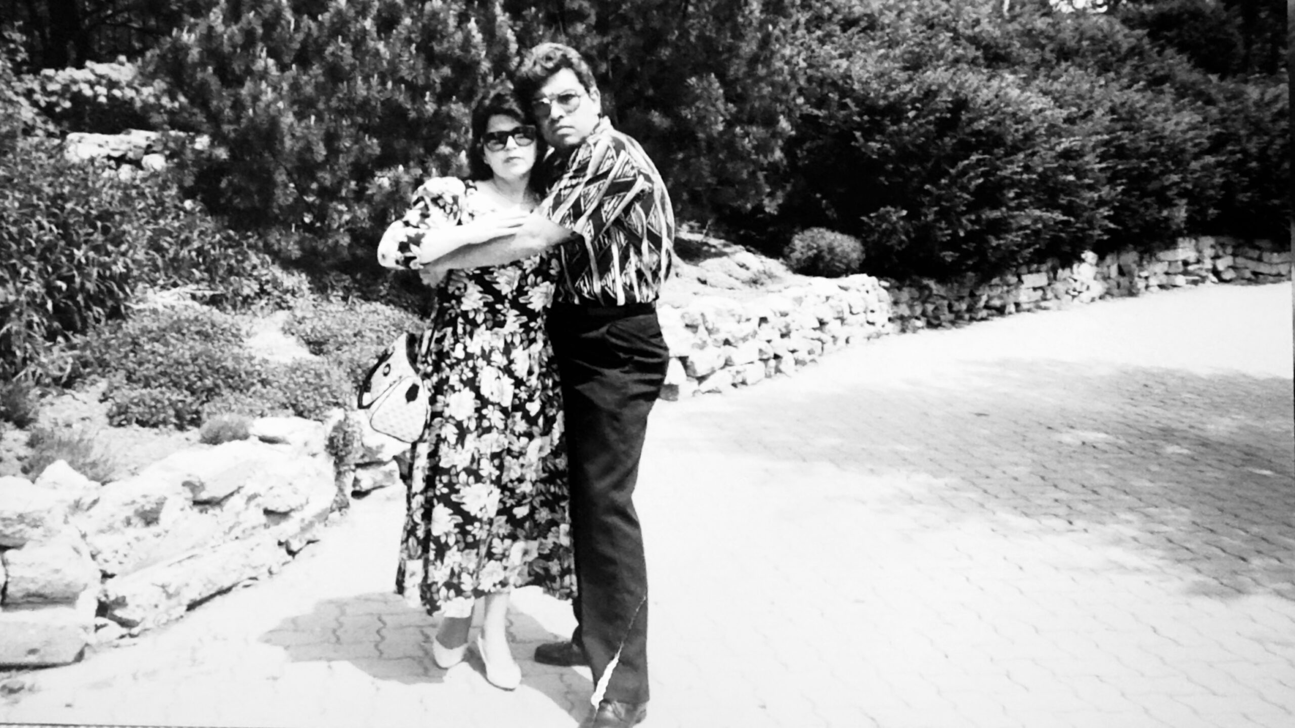 Nancy's parents, Frank and Milagro, in the 80's posing in a park in Chatham, ON. This article covers the question, How do I live with grief?