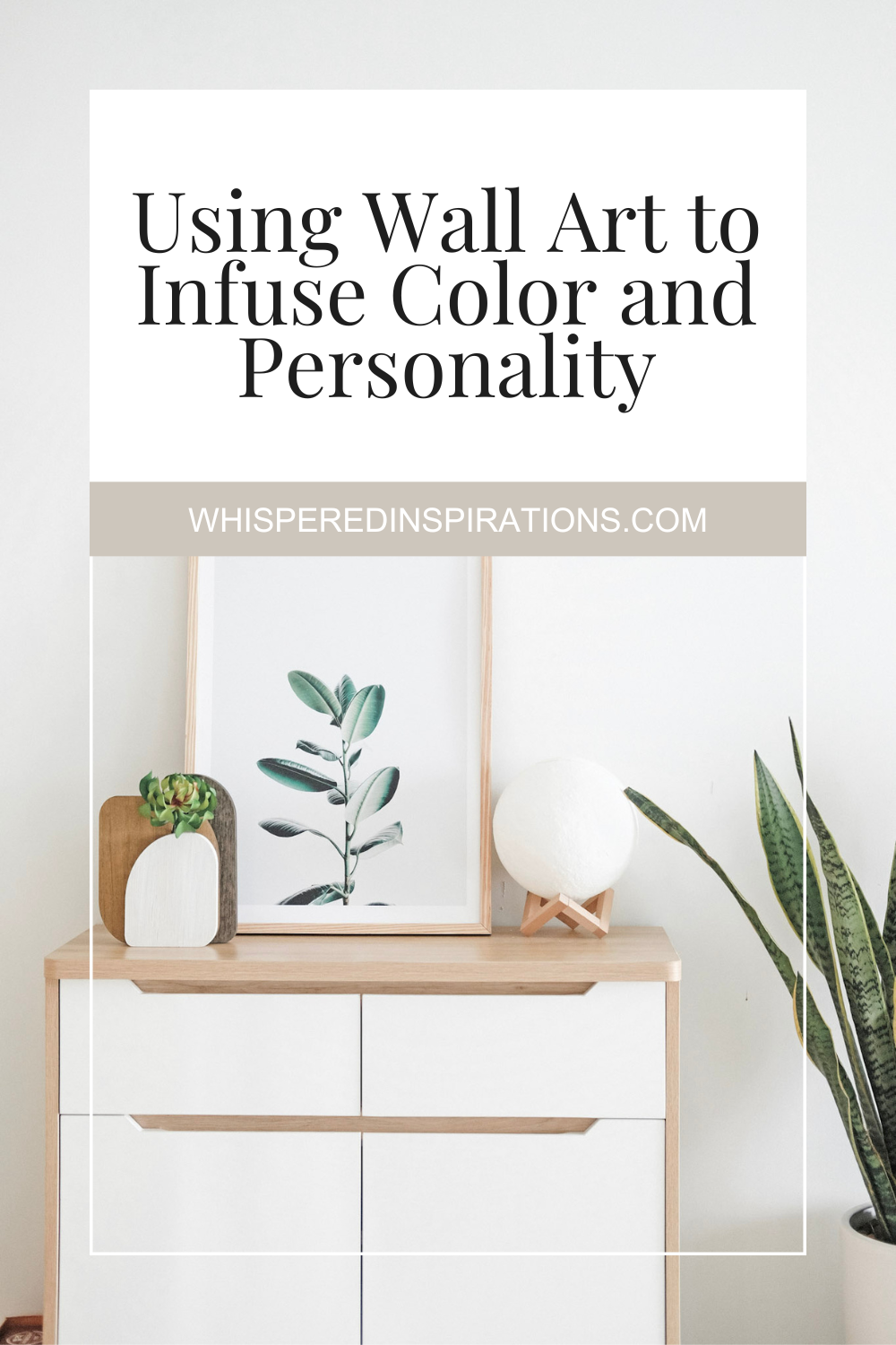Using Wall Art to Infuse Color and Personality