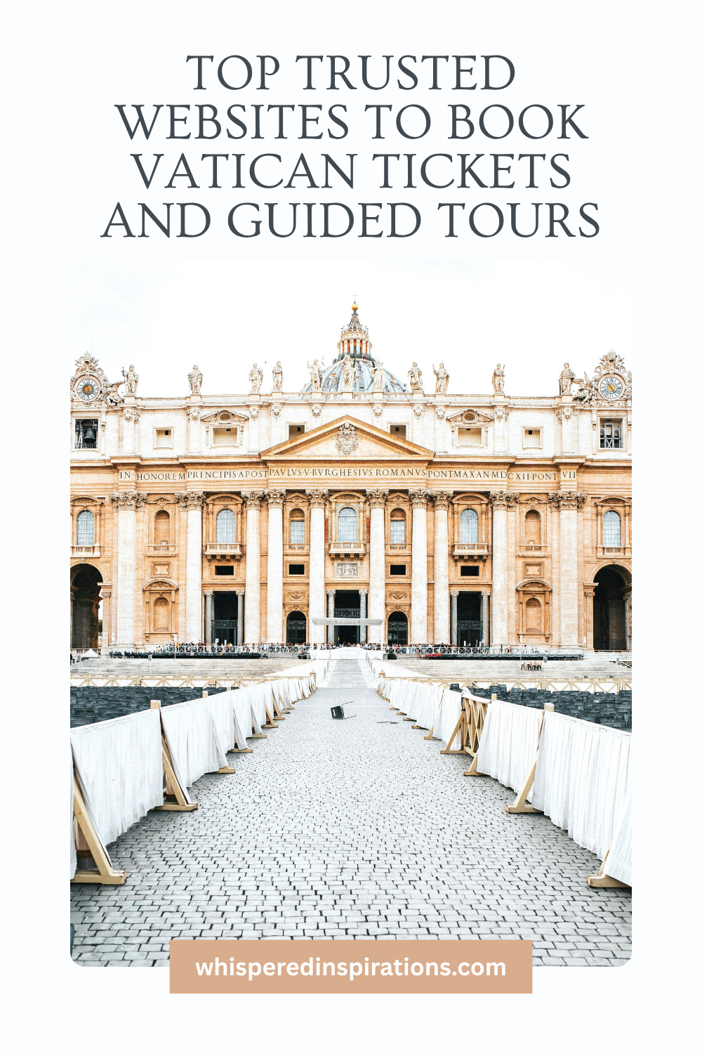 A beautiful view of the Vatican City in Italy. This article covers the top trusted websites to book Vatican tickets and guided tours. 