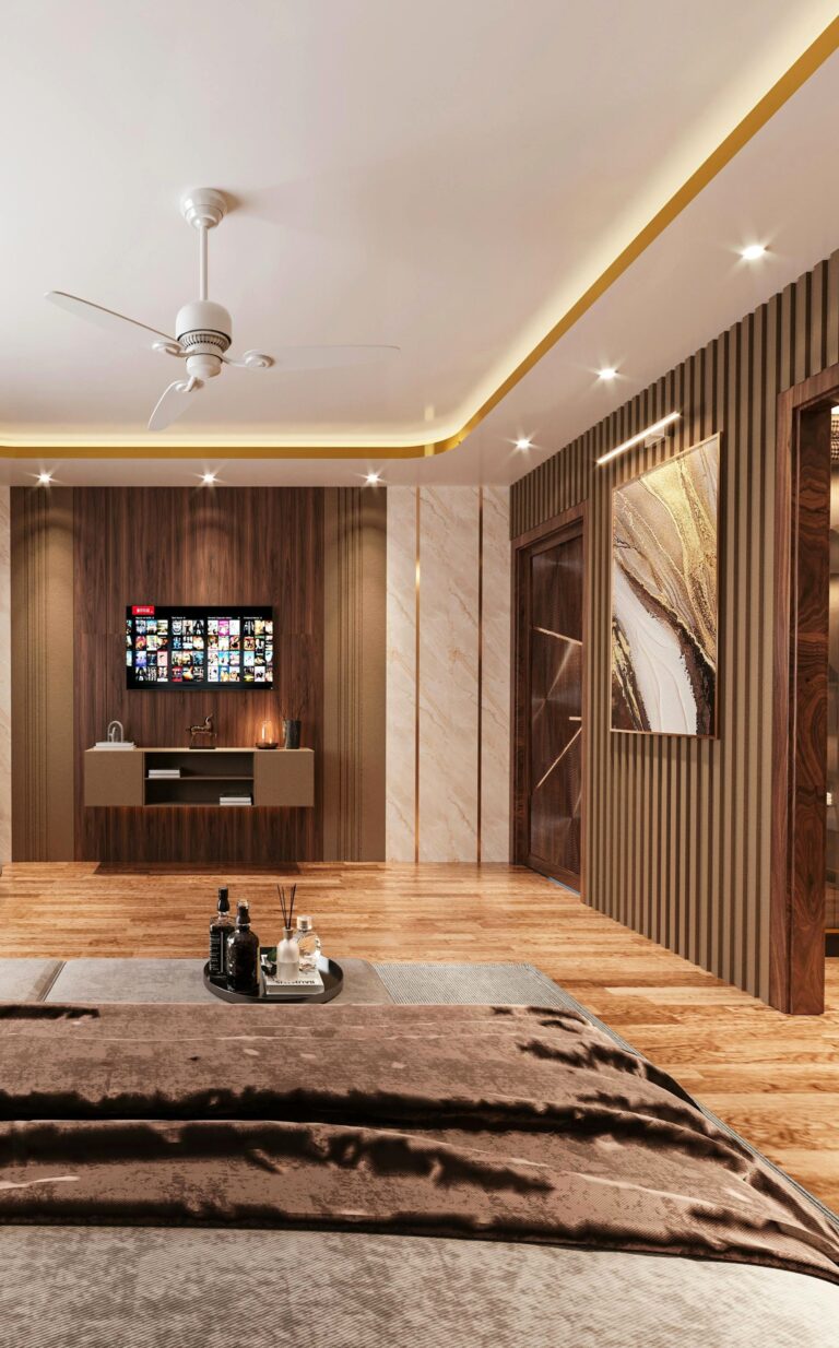 Modern, neutral, living room. This article covers how home improvement projects shape everyday comfort.