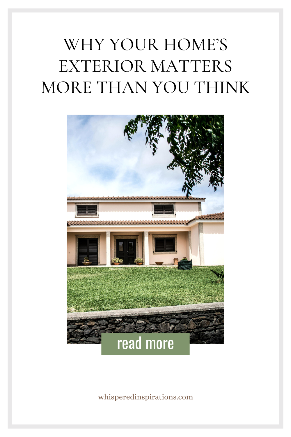 Your home's exterior matters more than you think. Explore how to care for it and the impact on your overall property value.