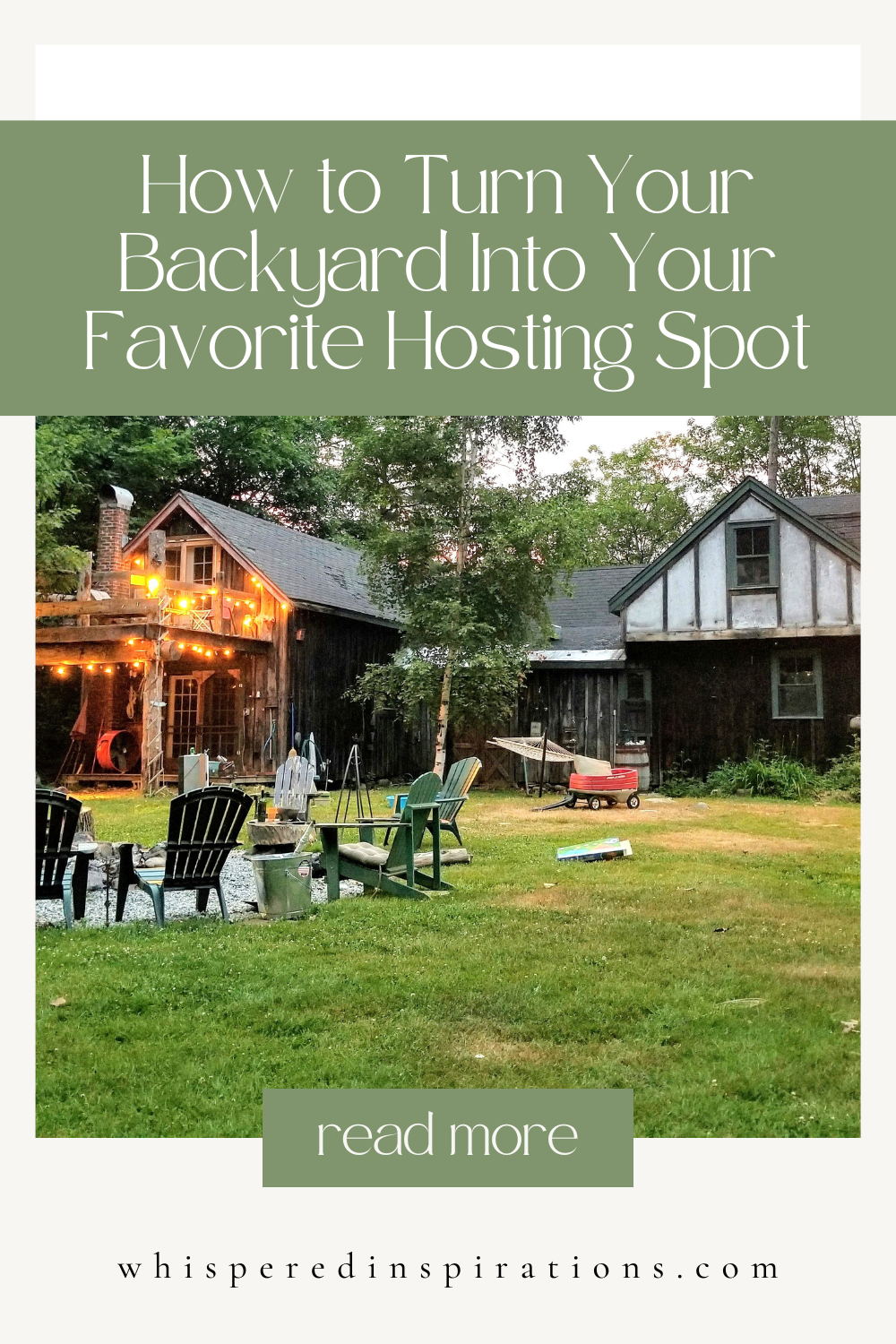 Make hosting enjoyable by learning how to turn your backyard into your favorite hosting spot with thoughtful arrangements.