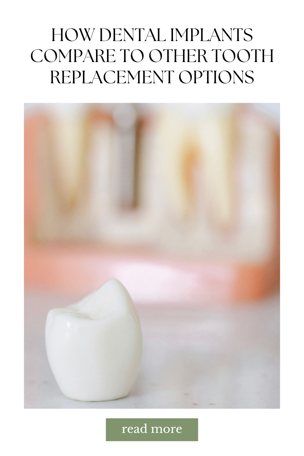 Dental implants offer a long-lasting solution for missing teeth. Learn how they compare to dentures and bridges to help you choose the right option.