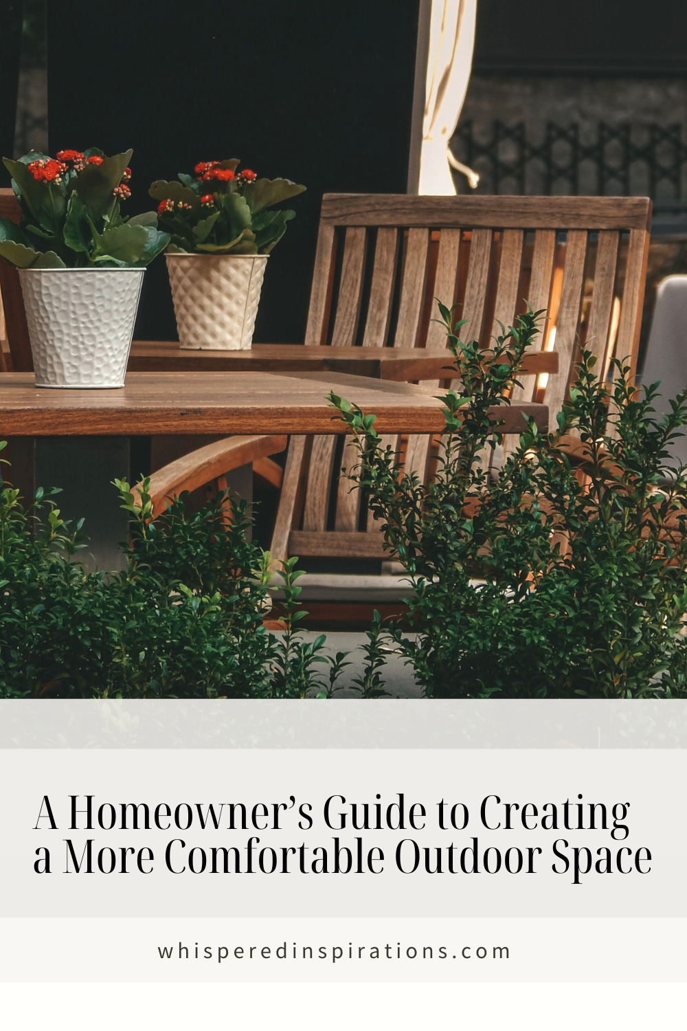 Learn how to create a comfortable outdoor space with the right shade, lighting, and layout. Transform your backyard into a relaxing oasis.