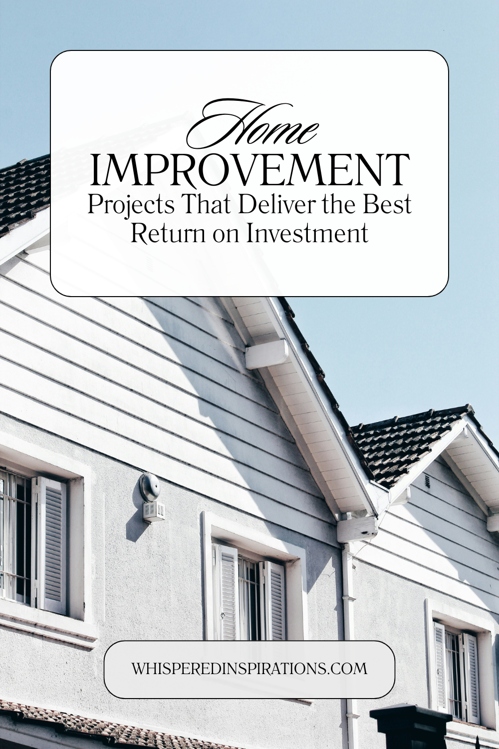 Boost your home value with these smart home improvement projects that offer the best return on investment for resale success.