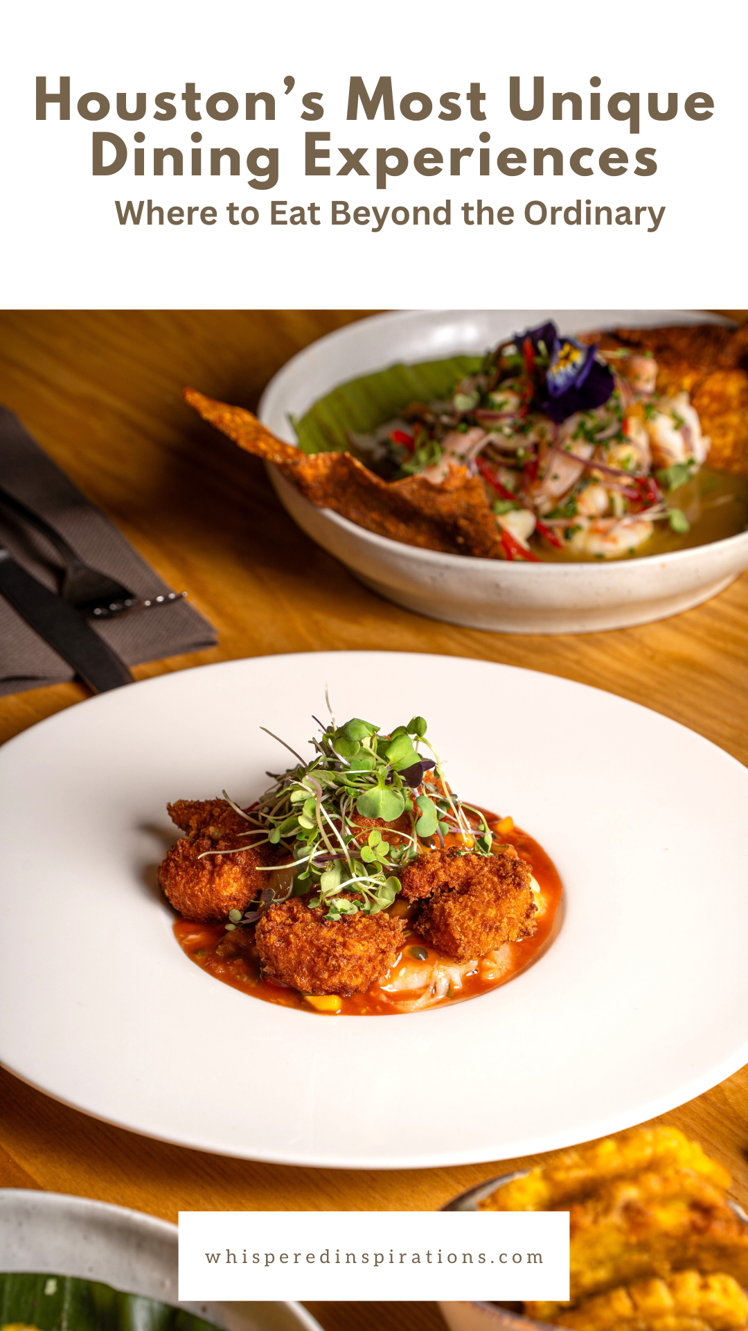 Experience Houston’s most unique dining. Plan your next foodie adventure with our guide to chef’s tables, seasonal events, and fusion cuisine.