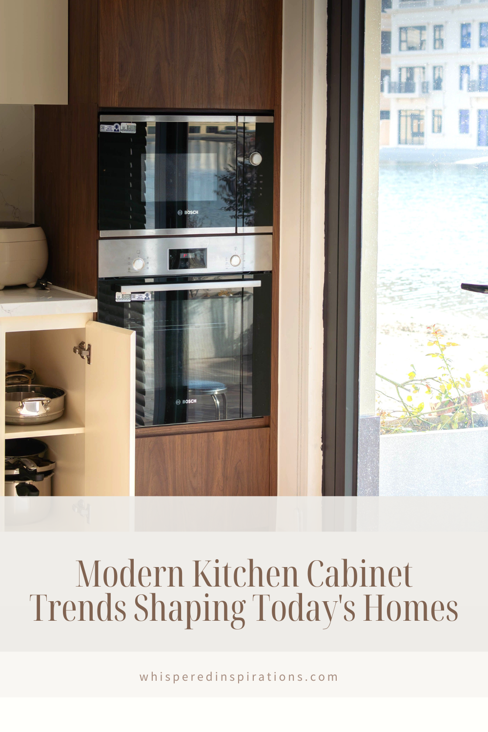 Explore the latest kitchen cabinet trends, including bold statement colors, space-saving hidden storage, and warm natural wood finishes.