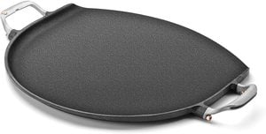 A 14-inch cast iron pizza pan from Outset.