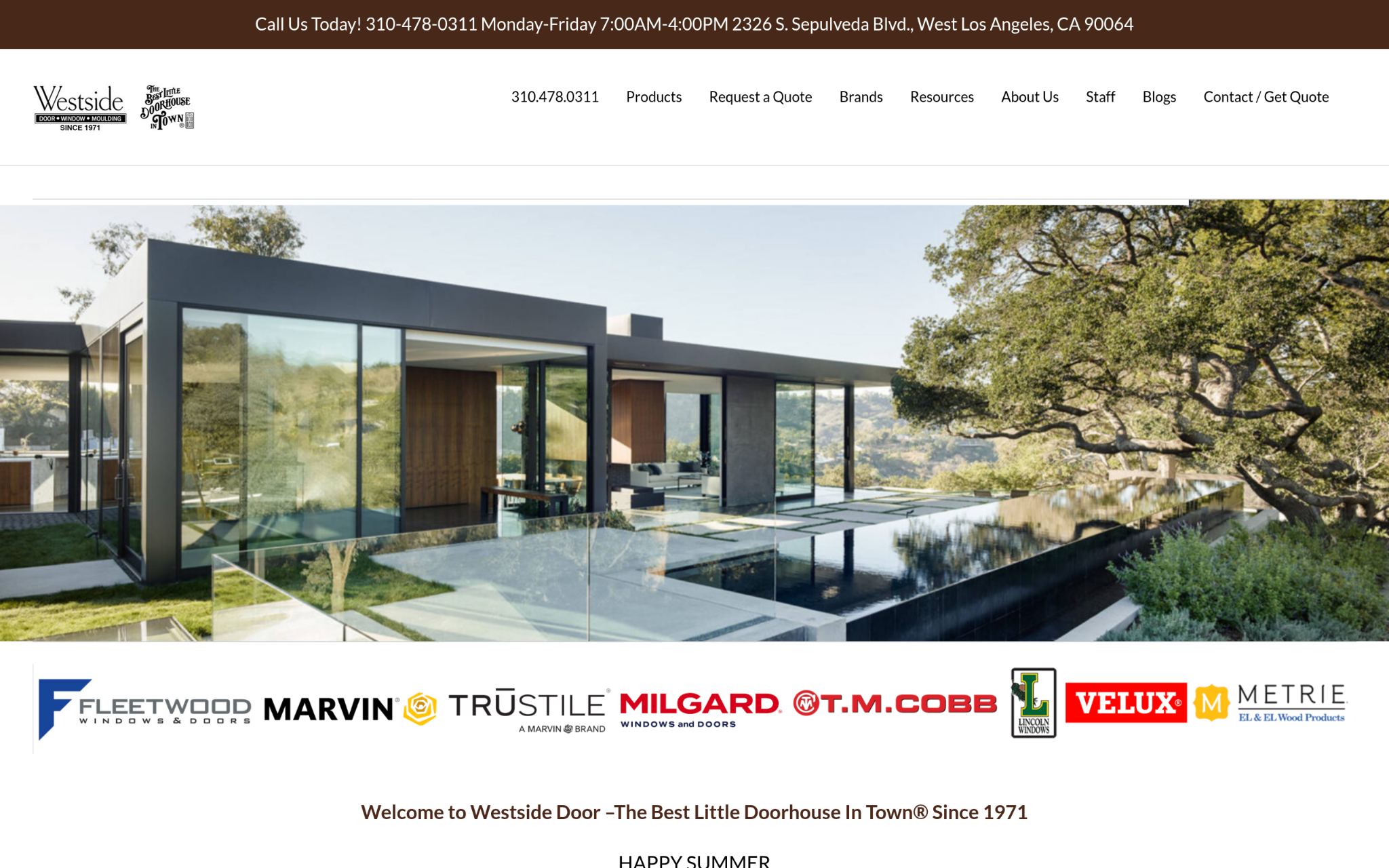 Westside Doors, one of the top window installation companies recommended.